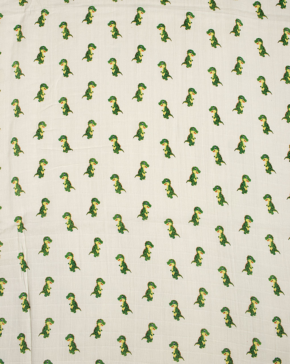 Digital Print Organic Cotton Checks Muslin Fabric ( Width 52 Inch )